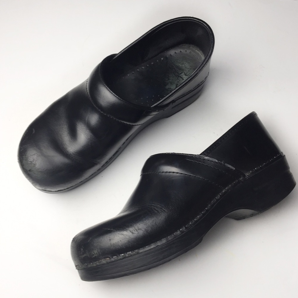 Dansko Black Clogs